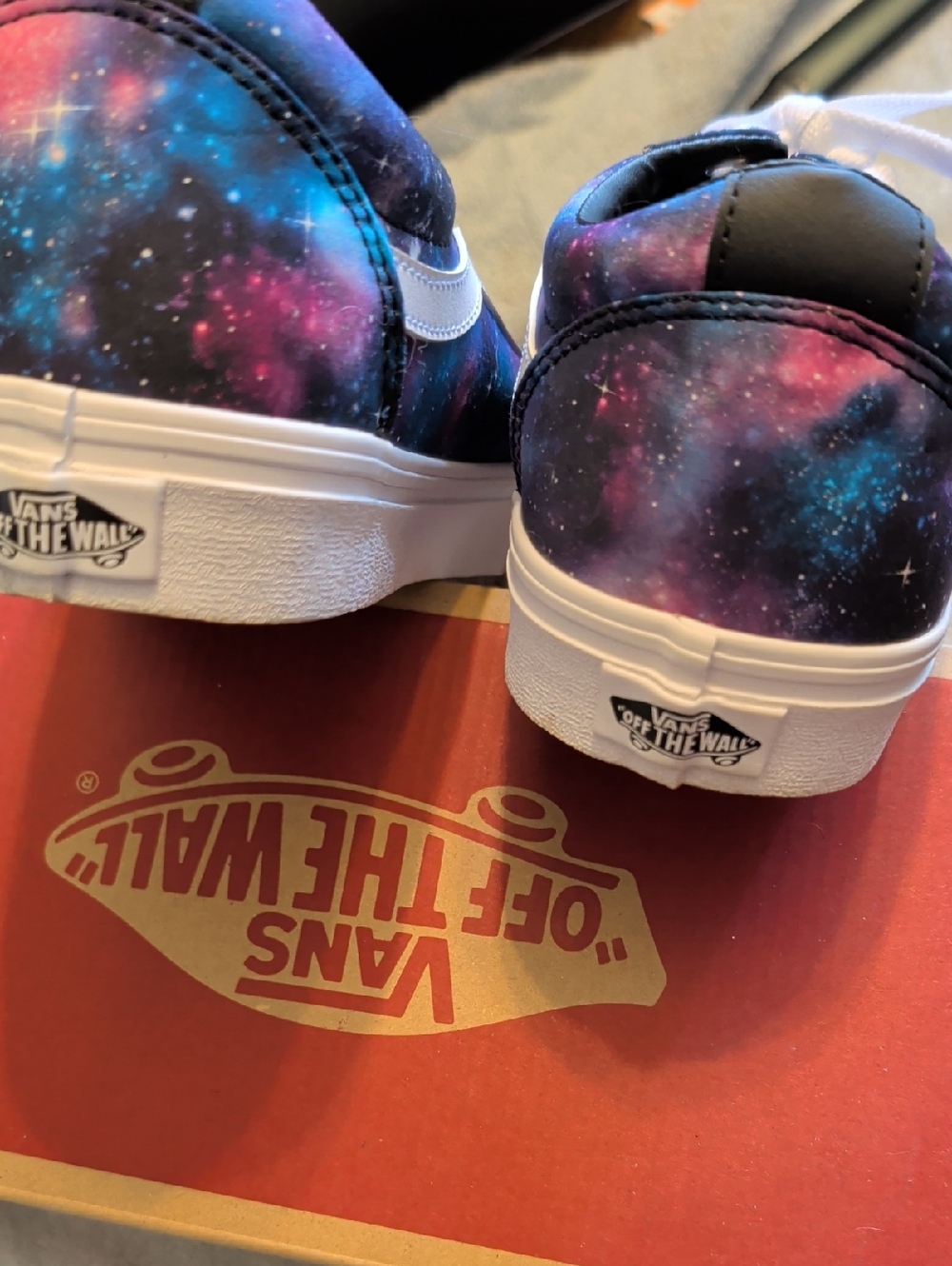 Vans Off The Ward Galaxy Print Canvas Sneakers 11W - Picture 4 of 5